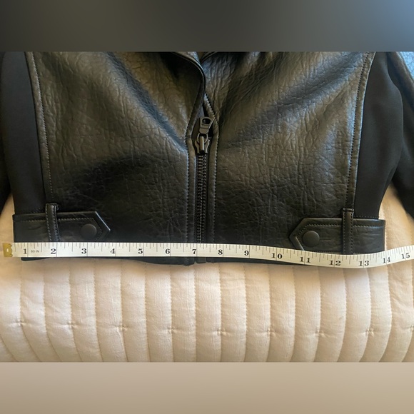 Alice & Olivia Leather Jacket NWOT - Picture 14 of 15
